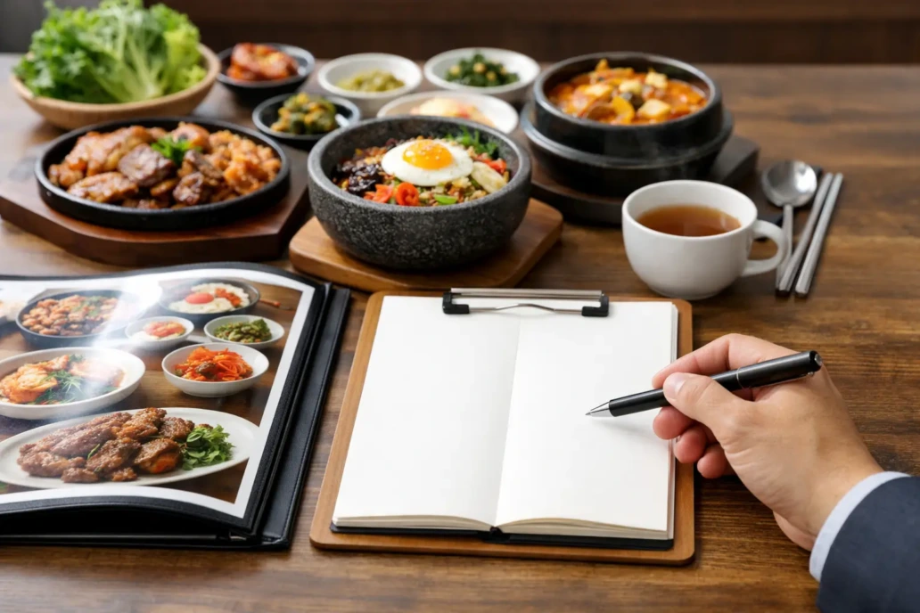 韓国料理店 メニュー 構成の考え方と実務