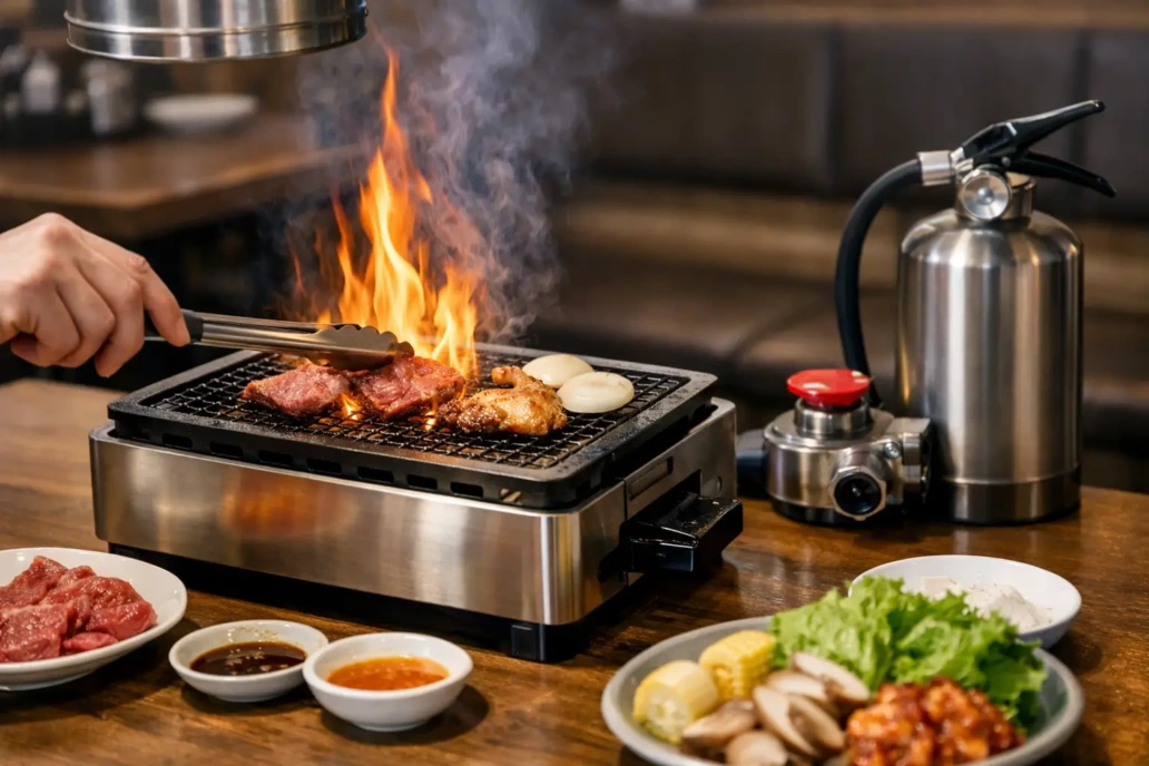 焼肉店 卓上コンロ 安全対策の実務ポイント